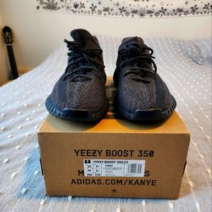 Yeezy Adidas Boost 350 V2 Black Reflective pair